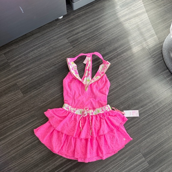 LoveShackFancy x Hurley Paisley Tiered Mini Skirt - Picture 7 of 13